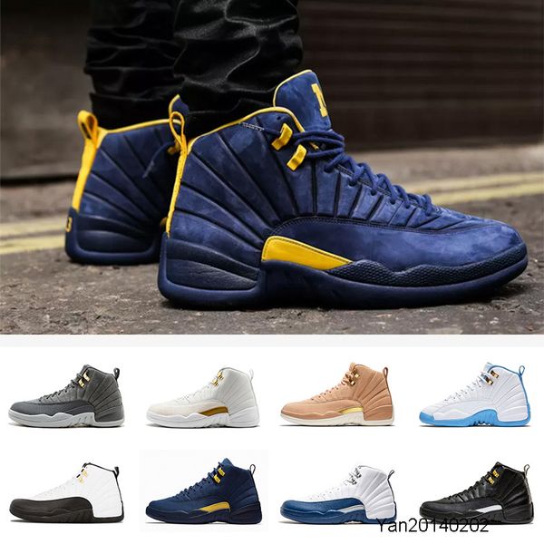 

basketball shoes french blue 12 taxi 12s gym red game unc gym red taxi gamma french blue suede sneaker sports size 7-13