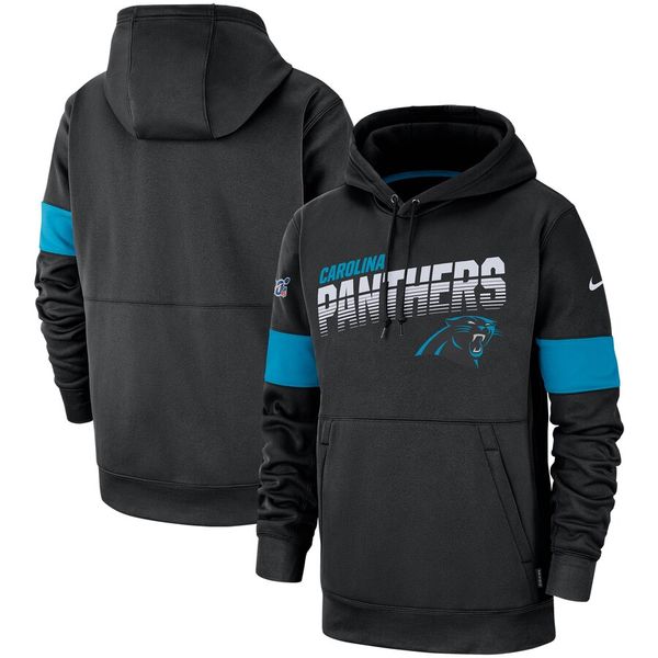 

mens carolina panthers authentic sweatshirt vintage sideline team performance pullover hoodie, Blue;black