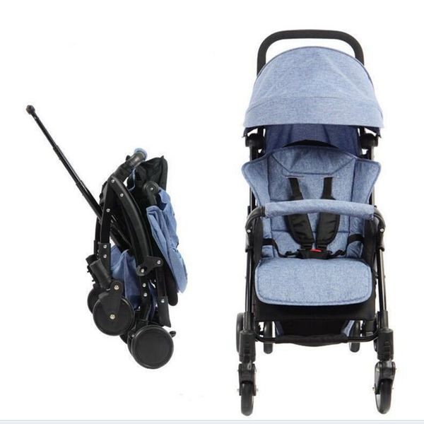 

huaying baby stroller high landscape lightweight folding four wheel can sit reclining baby stroller safe and comfortable