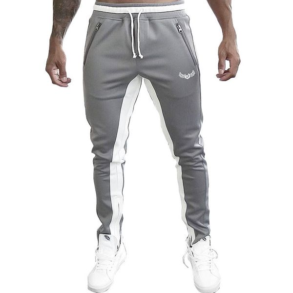 

dermspe brand spring/summer men's sportswear fashion cotton pencil pants aerobics pants jogging, Black