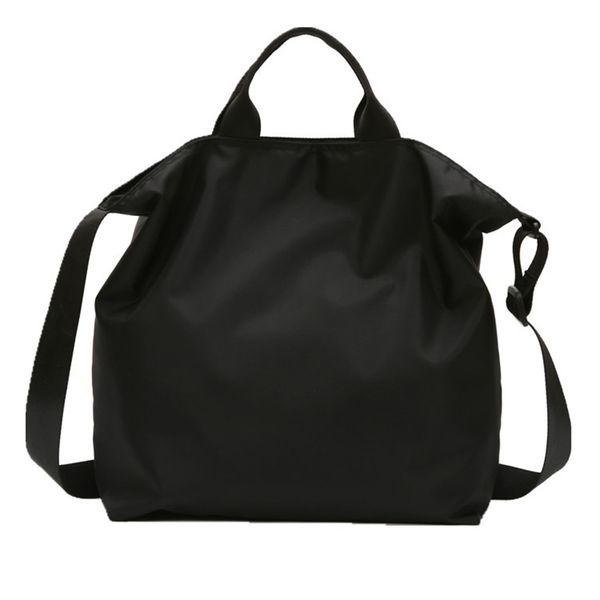 

nylon handbags women men shopping bags reusable shopping bag bags black