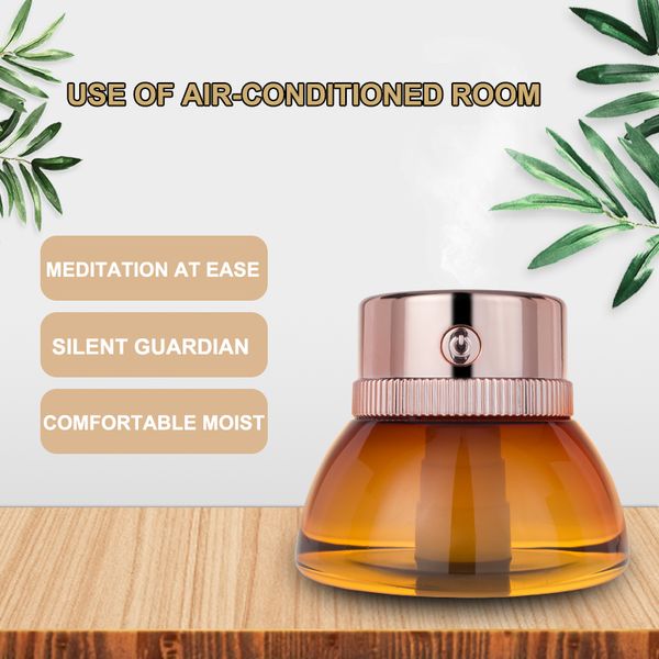 

vieruodis car spray humidifier air purifier dc5v usb mini water lens intelligent silence humidifier portable for car home use
