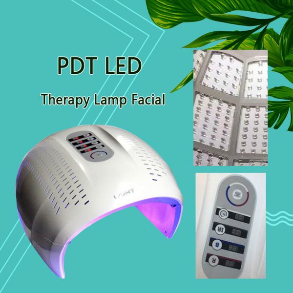 

foldable 4 color led facial treatment pn therapy mask pdt skin rejuvenation face beauty machine light ce/dhl