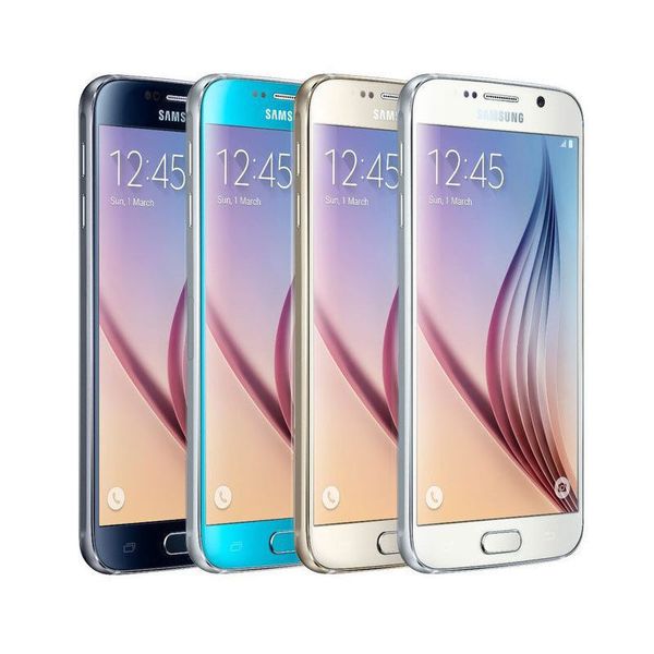 Original Recuperado Samsung Galaxy S6 G920F G920A G920T Desbloqueado Octa Núcleo 5.1 '' 32GB ROM 3GB RAM Smartphone Android