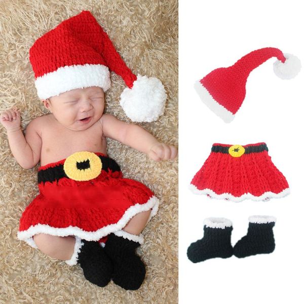 

новорожденный фото реквизит детские рождественские hat установить крючком эпикировка детские фотографии prop, White