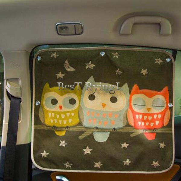 

2pcs universal car side window sunshade curtain summer adjustable sunscreen baby sun shade solar uv protection foils