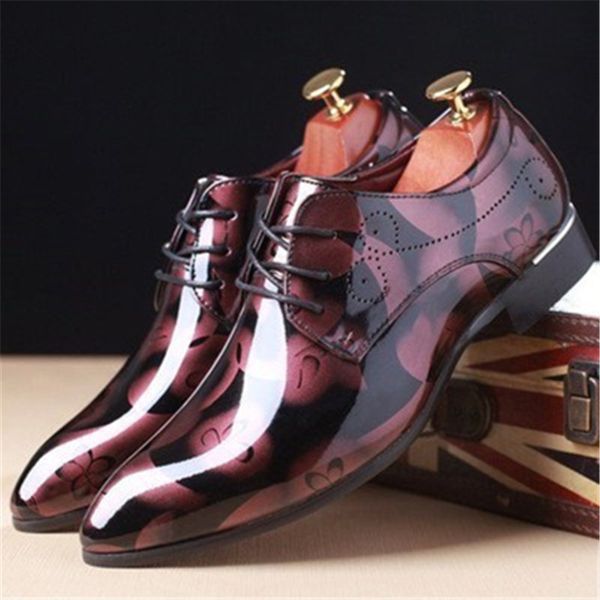 

classic patent leather oxford cloth men's dress shoes men's dress pointed business wedding shoes dance