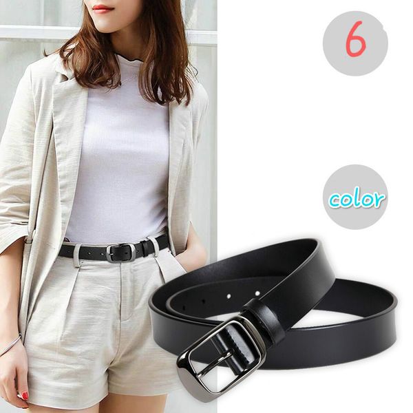 

new fashion genuine leather cowhid belt,women's without drilling jeans belts quality belt women 2.8cm, Black;brown