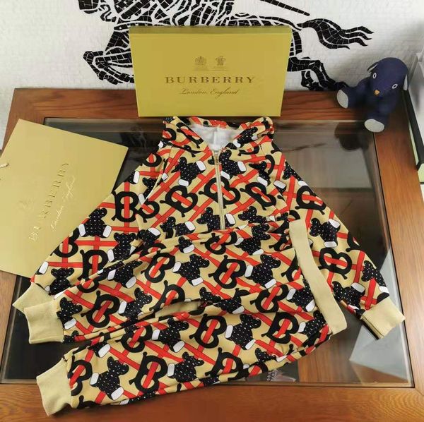 

baby boy clothe b letter design kids boy fashion clothing sets designer brand spring autumn fashion boy outfits boys sport sets, White