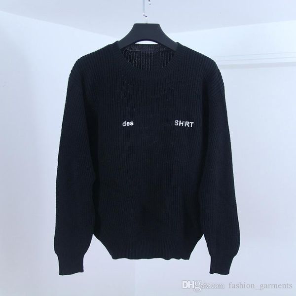 

box logo mens designer sweaters famous brand sweaters hoodie fashion men women round neck long sleeves 3 colors size s-xl, White;black