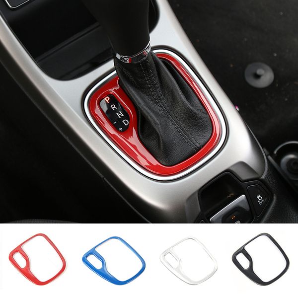 

mopai abs car interior gear shift knob panel decoration frame cover trim stickers for compass 2017 up car styling