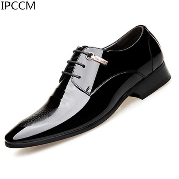 

2019 new large size autumn elegant gentleman style exquisite business black wear-resistant men's formal leather shoes