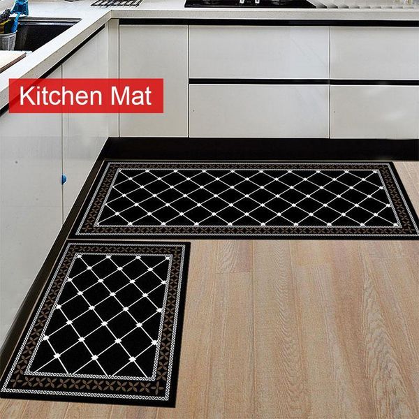 

carpet floor mat non-slip soft rug 2pcs set kitchen living room comfortable soft