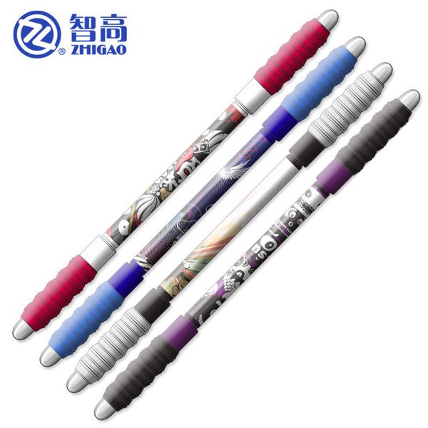 

1pcs zhigao anti-drop spinning rotation pen novelty students gifts game rotating pen toys 0.5mm blue ink kawaii stationery, Blue;orange