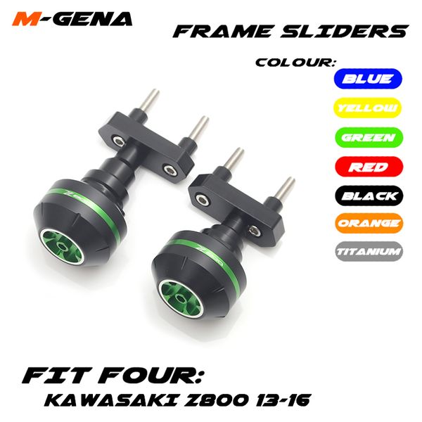 

motorcycle cnc crash pad frame slider protection guard for z800 z800 2013 2014 2015 2016 13 14 15 16