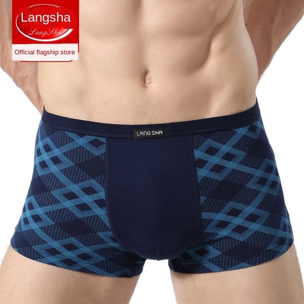

langsha underwear shorts and shorts underwear mundell boxer boxer pants summer breathable thin young men's short pants men's, Black;white
