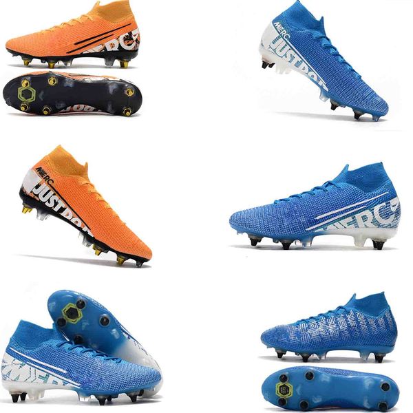 

football boot men mercurial soccer shoes 7 elite sg-pro ac39-45 xii elite fg 12 superfly vi 6 360 cr7 njr ronaldo neymar