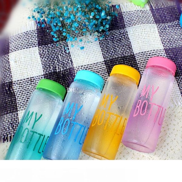 

500ml fashion my bottle healthy tritan plastic garrafa fruit lemon juice bottles sport outdoor cup water bottles