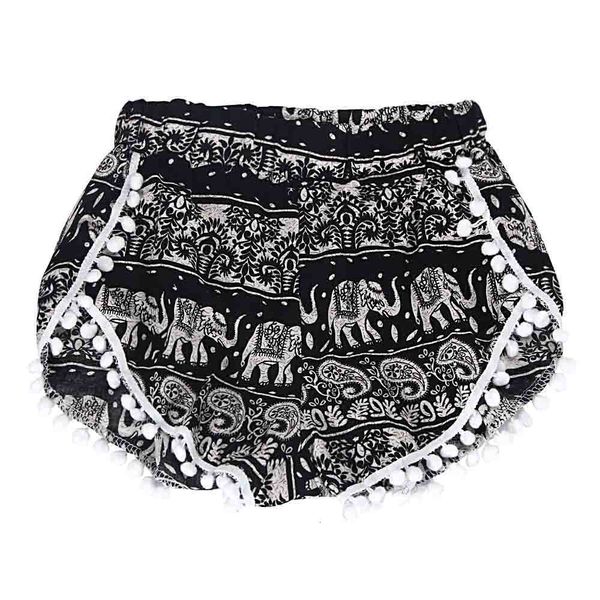 

ladies shorts women shorts summer women with tassels 2019 fashion women elastic waist beach high waist shorts casual mini short feminino, White;black