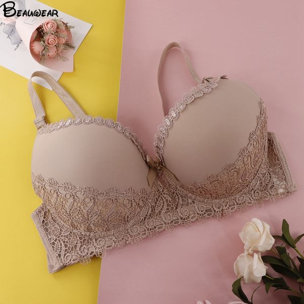 

beauwear горячая мода леди женская мягкий бюстгальтер на косточках bralette полная чаша нижнее белье сексуальная вышитые сторона поддержка б, Red;black