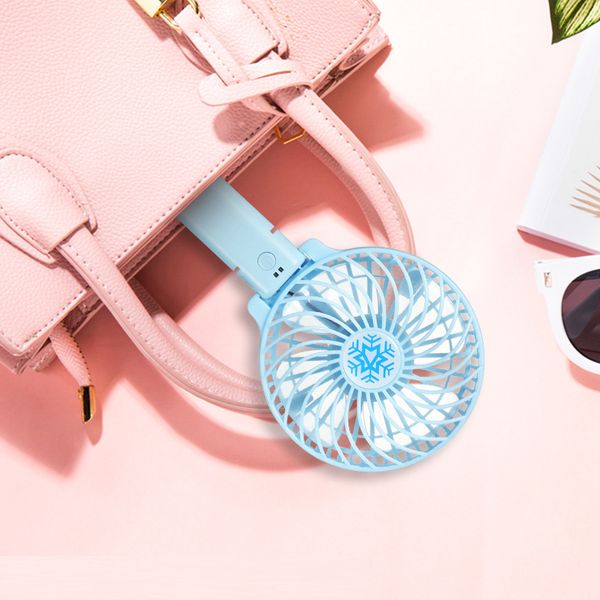 

new kids summer mini fan portable hand held desk mini cartoon fan with base compact and lovely delicate and durable mini hand fan