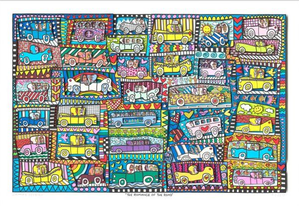 

джеймс рицци - романтику дорожного home decor handpainted hd печать картина маслом на холсте wall art canvas картинки 191222