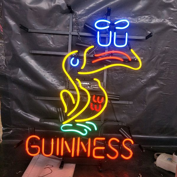 

гиннесс пивная неоновая вывеска реклама бар развлечения клуб украшения художественный дисплей стеклянная лампа металлический каркас 17