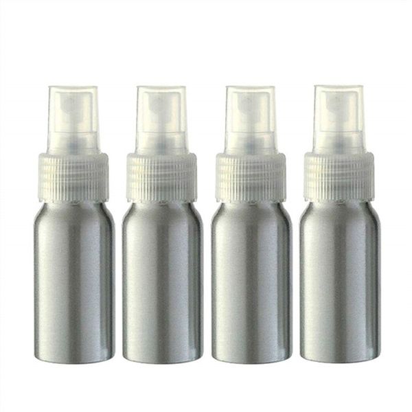 30ml 50ml 100ml 120ml 150ml 250ml névoa fina de alumínio de alumínio frascos de pulverização de metal recipiente recipiente de perfume cosmético