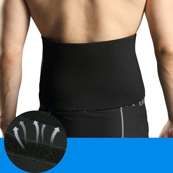 

men workout belt adjustable trainer waist support fitness belt sport protection back absorb sweat fitness sport protective gear, Black;gray