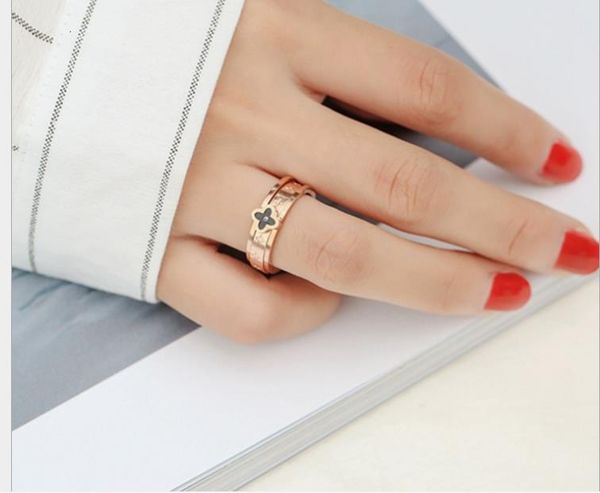 

rose gold japan korea style ring fashion simple ring, Silver