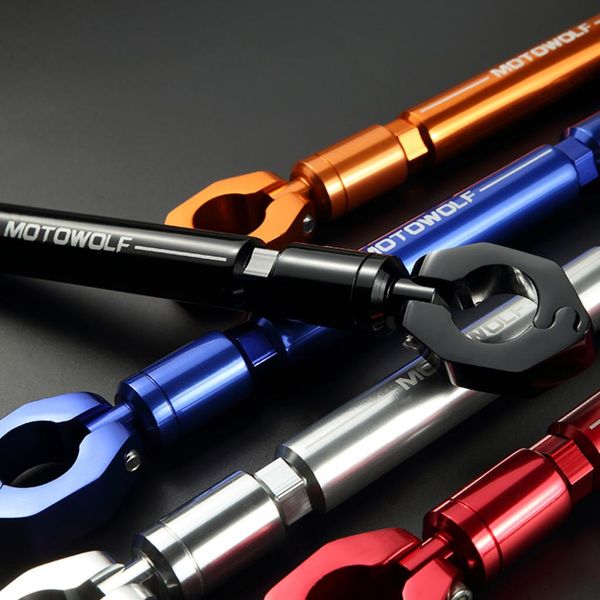 

7/8" (22mm) motorcycle handlebar motorbike grips handle bar steering wheel strengthen adjustable cnc aluminum alloy cross bar