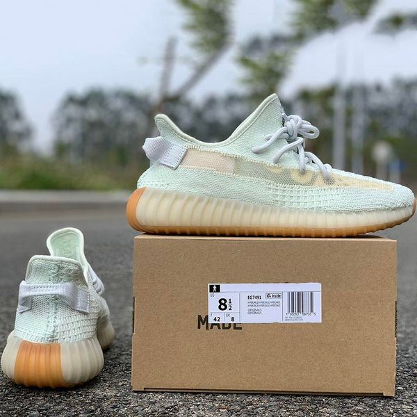 

2019 hyperspace sply running shoes kanye west white brand designer mens women sports sneakers size 36-46.5