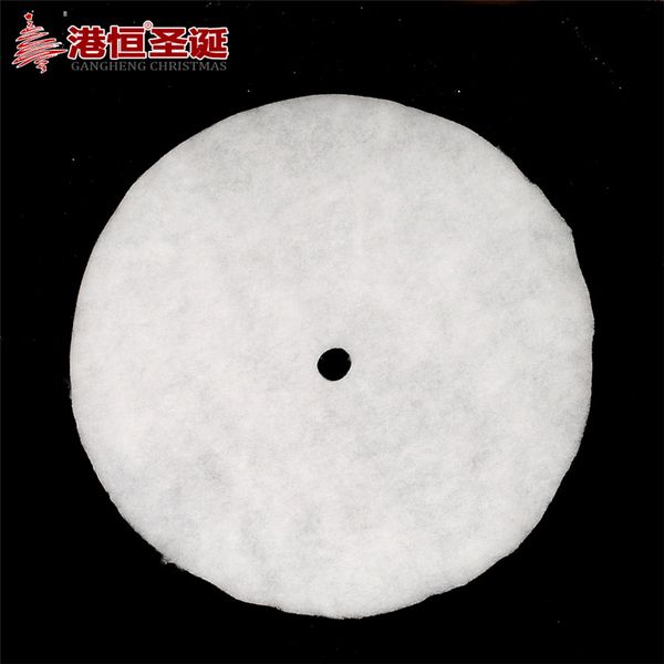 

90cm christmas tree skirt holiday style white felt snowflake christmas tree decoration for home