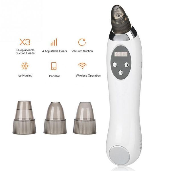 

2 in 1 electric blackheads removal + ice compress multi-functional beauty cleansing instrument face care cleaning remover tool