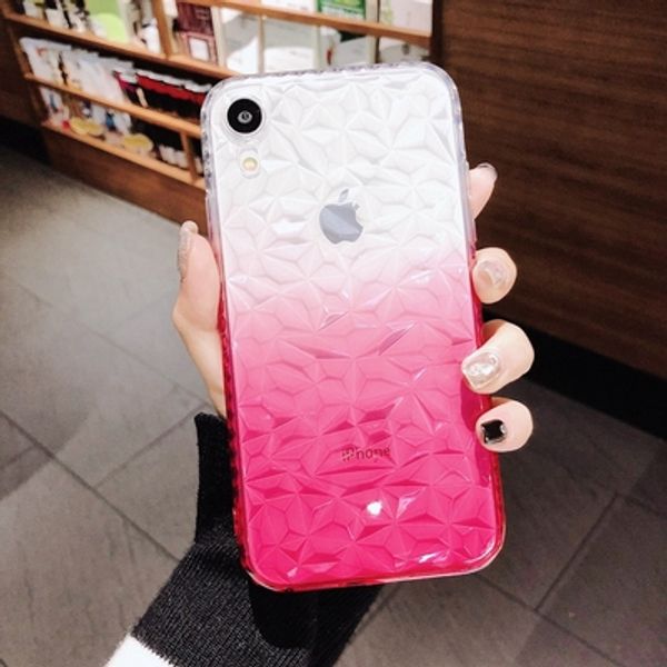 

D726 телефон случае для iphone х / хз кремний мягкой обложки красочной