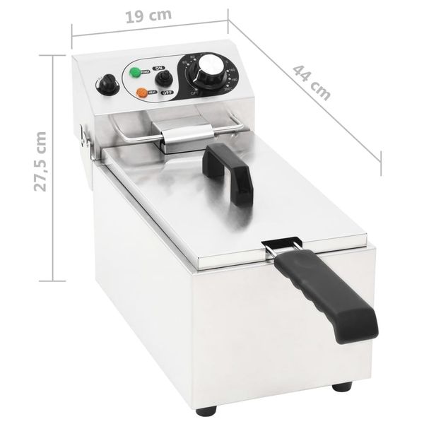 

электрическая фритюрница из нержавеющей стали 6 l 2000 w другие продукты прачечная