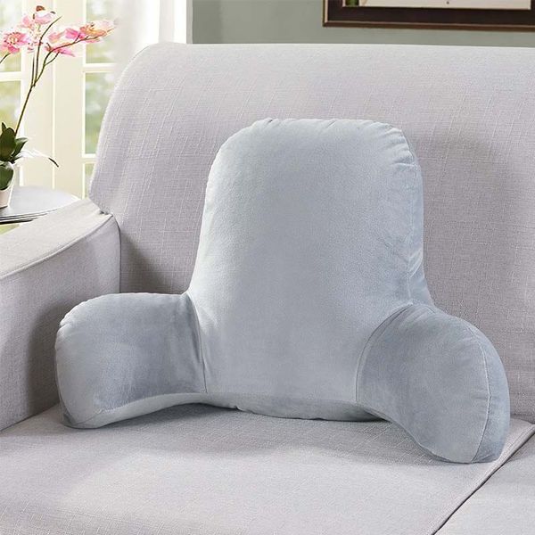 

velvet armchair armrests back cushion couch chaise longue lumbar pillow backrest corduroy office back-rest