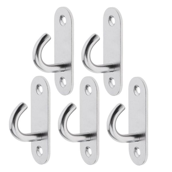 

5pcs m6 wall mount hook stainless steel pad eye plate for yoga swing boat