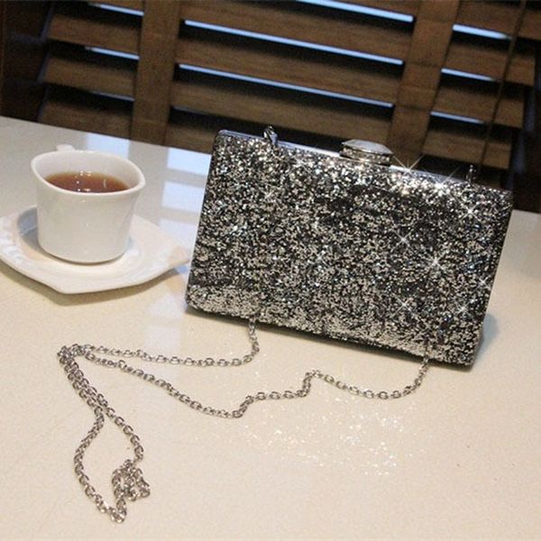 

ladies evening bag clutch bag sequins super shine evening clutch bridal dress