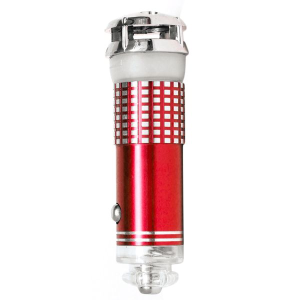 

mini 12v car auto fresh air purifier oxygen bar ionizer cleaner red color