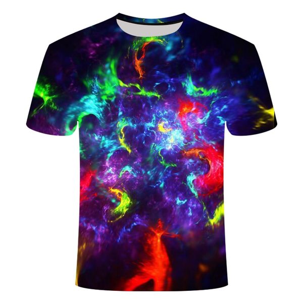 

new fashion t-shirt men's wear 2020 summer fashion brand black and white p 3d printing t-shirt short sleeve men's wear, White;black
