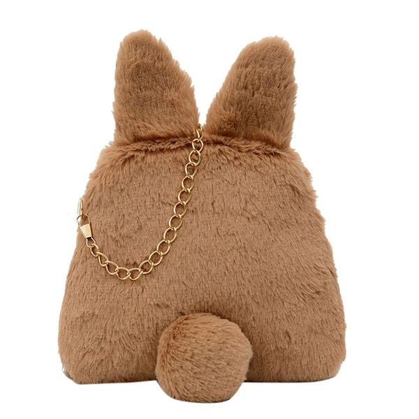 

fashion women's bag simple style solid color plush shoulder bag messenger european and american solid colour square 1210