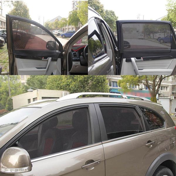 

mesh magnetic car window sunshade auto front back sun visors windshield sunshades block cover car curtain sun shade 80 x 50cm