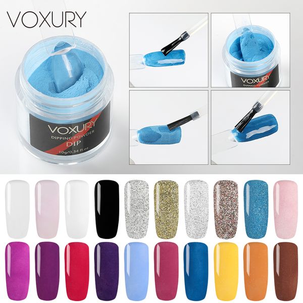 

new 6 piece/lot dipping holographic glitter pigment chrome for manicure nails art gradient french nail set polish, Silver;gold