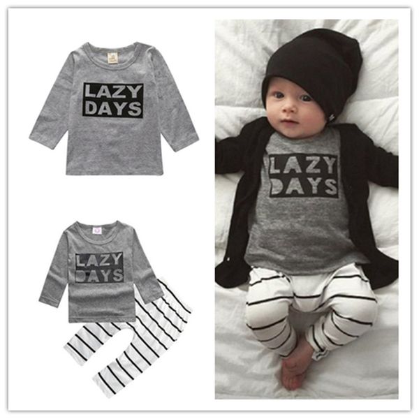 2019 Kids Clothing 10 Styles Baby Boys Clothing Sets Top T Shirt