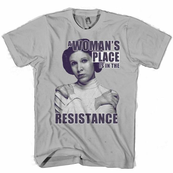 

a womans place is in the resistance men's / women's t shirt, White;black
