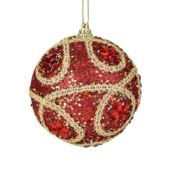 

christmas rhinestone glitter baubles balls xmas tree ornament decoration 8cm decorative balls bombki choinkowe tree ornaments 7