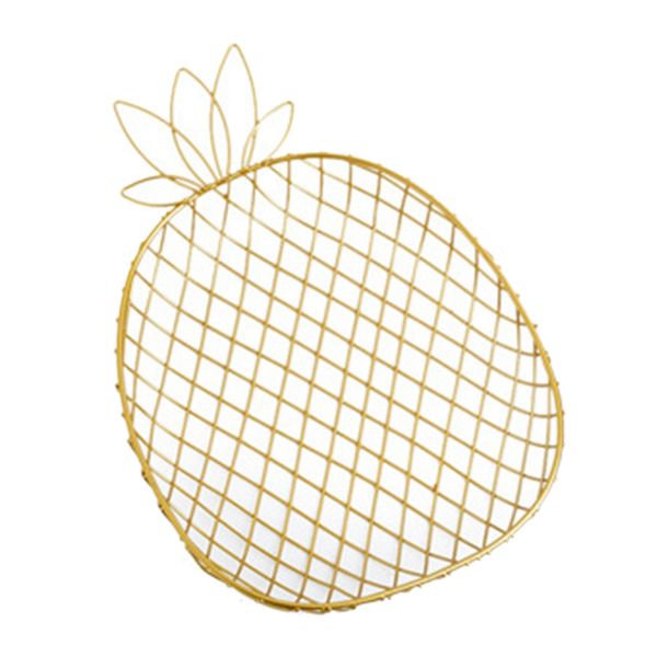 

творческое pineapple кованый хранения корзина с фруктами сливной лоток железный фруктовая резервуарный для дома гостиная украшения рабочего