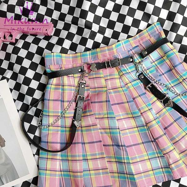 

ulzzang harajuku punk style black chain casual up fashion belt feminine metal gothic love belts, Black;brown
