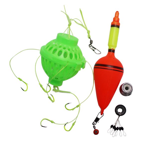 

fishing bobbers bulk rubber bobber sea monster with 6 strong hooks beads ser set saltwater